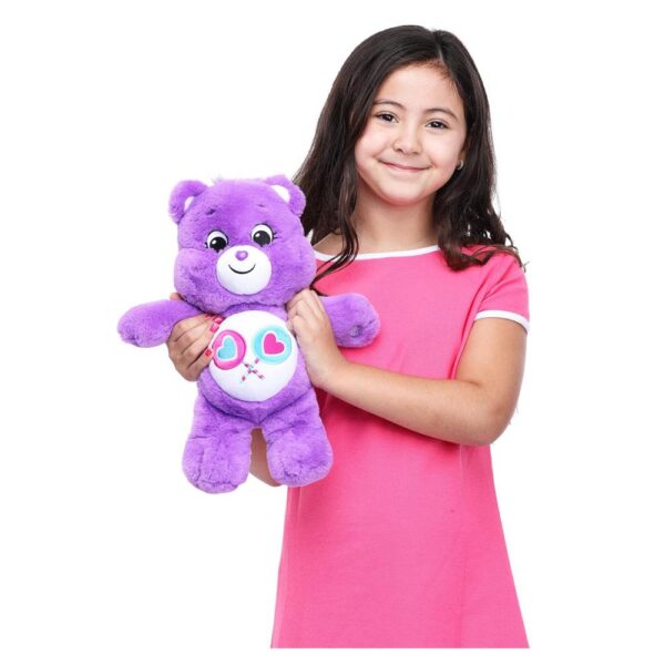 Care Bears Share Bear 35cm Medium Collectable Cute Cuddly Plush Toy - Purple - Image 5