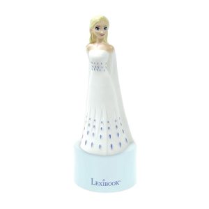 Lexibook Disney Frozen Nightlight With Speaker And Blue Yellow Red And Green Color Changes Soft Light