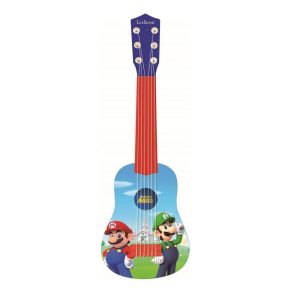 Lexibook Super Mario My First Guitar With 6 Nylon Strings 53cm – Blue/Red
