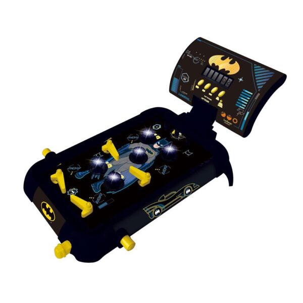 Lexibook Batman Electronic Pinball With Lights And Sounds Action And Reflex Game - Black/Yellow - Image 2