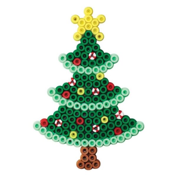 Hama Christmas Tree Beads Small Blister Pack 450 Beads - Green - Image 2