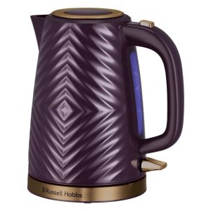 Russell Hobbs Groove Electric Jug Kettle 3000W 1.7 Litre – Mulberry