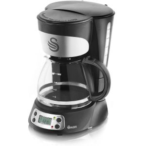 Swan Programmable Coffee Maker 700W 0.75 Litre Capacity – Black