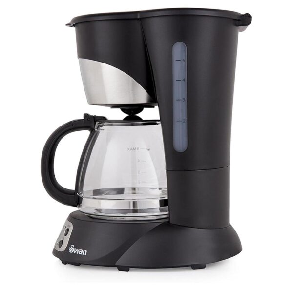 Swan Programmable Coffee Maker 700W 0.75 Litre Capacity - Black - Image 4