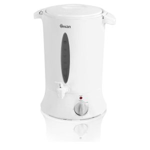 Swan Commercial Catering Water Urn With Thermostatically Controlled 1800W 8 Litre – White