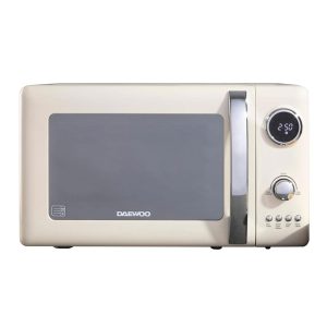 Daewoo Kensington Digital Microwave With 5 Power Settings 800W 20 Liters – Cream