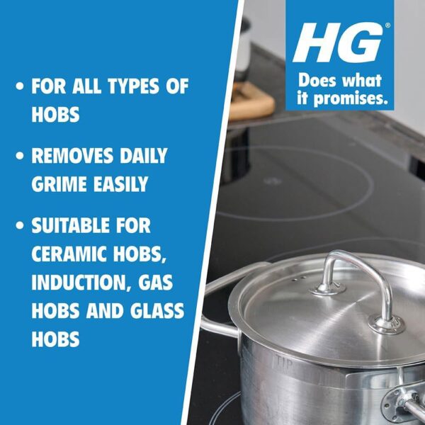 HG Kitchen Hob Cleaner Induction Gas Hob Cleaner - 500ml - Image 4