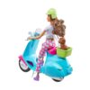 Barbie Fashionistas Holiday Fun Doll Scooter Puppy Figure And Accessories - Multicolour - Image 3