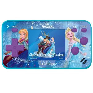 Lexibook Frozen Handheld Console Mini Cyber Arcade 150 Games – Purple/Blue
