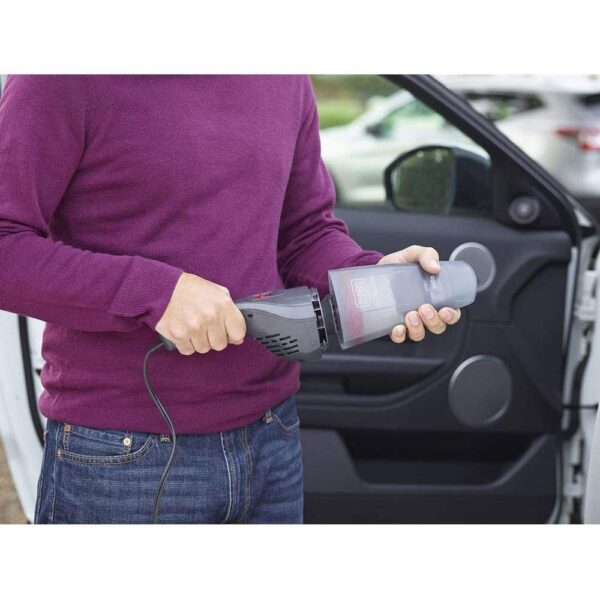 Black & Decker 12V DC Dustbuster Auto Car Vacuum Cleaner - Black - Image 5