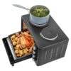 Beko Mini Conventional Oven With Grill Hot Plate Drop Down Door 1500W 30 Litres - Black - Image 5
