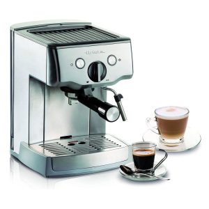 Ariete Metal Espresso Coffee Machine Powder Or Pods Stainless Steel 15 Bar 1000W 1.5 Litres – Silver