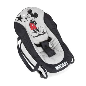 Hauck Disney Rocky Baby Bouncer Swing Function Adjustable Backrest 3 Point Harness Carry Handles – Mickey Stars