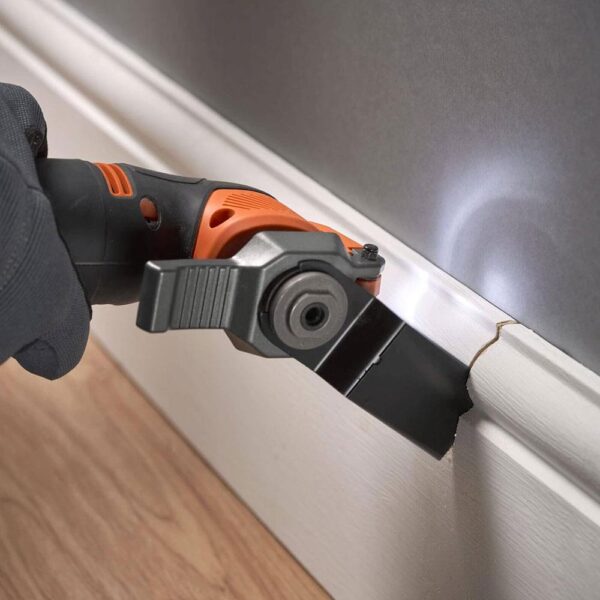 Black & Decker 18V Oscillating Tool With 1 x 2Ah Battery And Kitbox - Orange/Black - Image 8