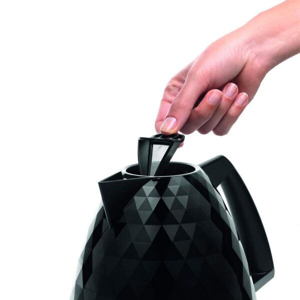 Delonghi Brillante Electric Kettle Stainless Steel Plastic 3000 W 1.7 Litre - Black - Image 4