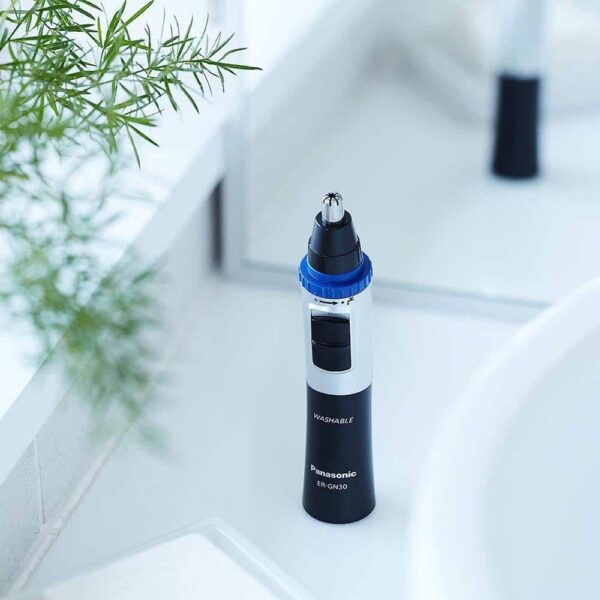 Panasonic Wet And Dry Electric Nose Ear And Facial Hair Trimmer With 90 Min Battery Powered - Black - Image 6