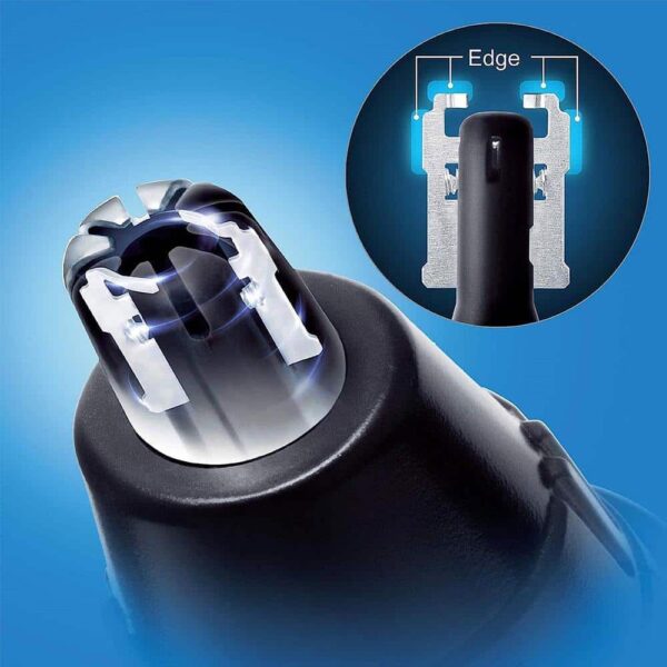 Panasonic Wet And Dry Electric Nose Ear And Facial Hair Trimmer With 90 Min Battery Powered - Black - Image 8