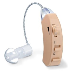 Beurer Hearing Amplifier Very Discreet Extended Frequency Range 100- 6000 Hz With 3 Attachments – Nude