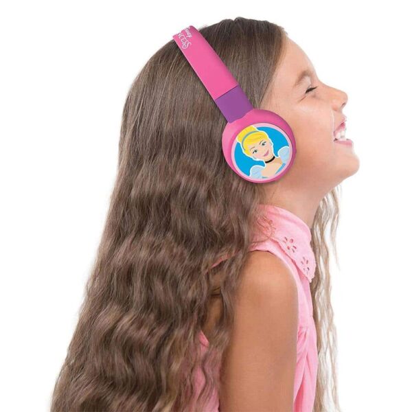 Lexibook Disney Princess Bluetooth And Wired Foldable Headphones - Multicolour - Image 6