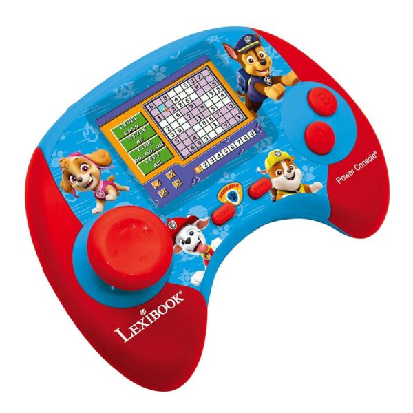 Lexibook Paw Patrol Educational Handheld Bilingual Console With LCD Screen 100 Activities - Blue/Red - Image 2