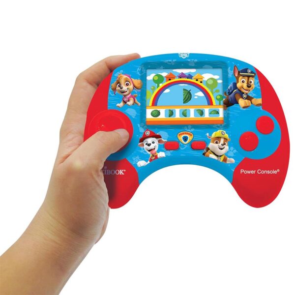 Lexibook Paw Patrol Educational Handheld Bilingual Console With LCD Screen 100 Activities - Blue/Red - Image 3
