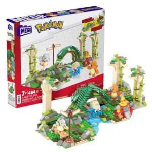 Mega Pokemon Forgotten Jungle Ruins Action Figure Building Toy With 464 Pieces – Multicolour