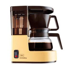 Melitta Aromaboy Filter Coffee Machine Makes 2 Cups of Coffee 500W 0.31 Litres – Beige/Brown