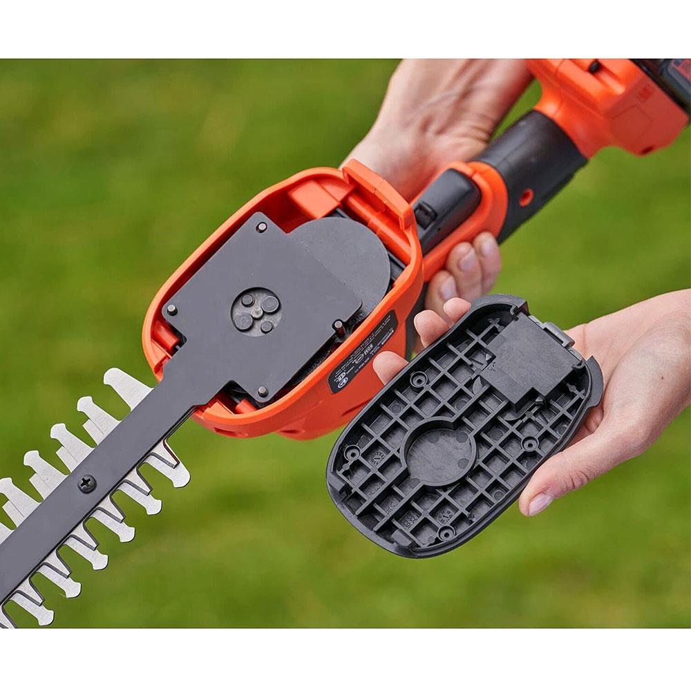 Black & Decker 18V Shear Shrubber And 2Ah Li-Ion Battery With 1A Charger - Orange/Black - Image 3