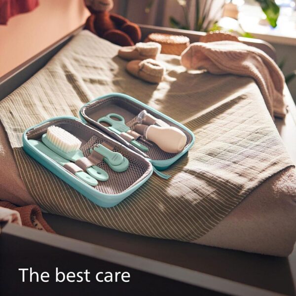 Philips Avent Essential Baby Care Set With 9 Accessories - Light Sky Blue - Image 4