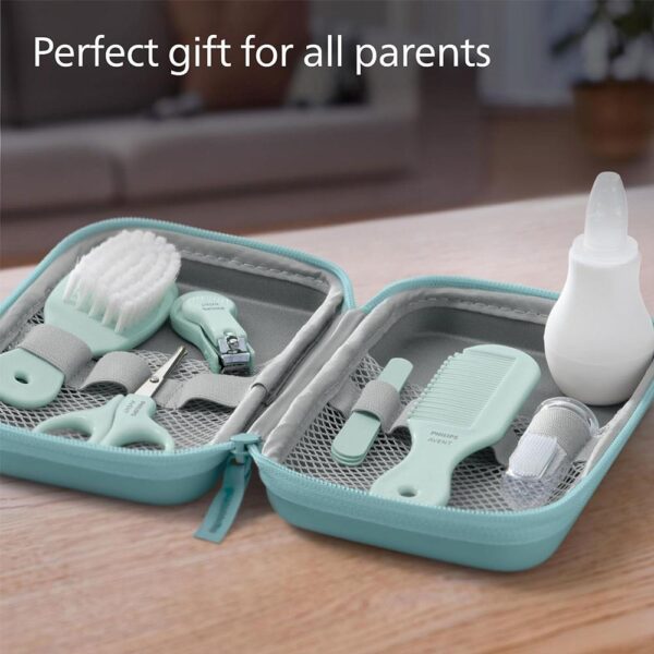 Philips Avent Essential Baby Care Set With 9 Accessories - Light Sky Blue - Image 5