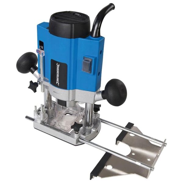 Silverline DIY Plunge Router 1020W 1/4 Inch - Blue - Image 9