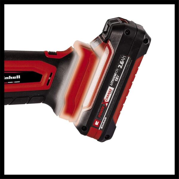 Einhell TC-MG 18 Li-Solo Power X-Change 18V Cordless Multifunctional Multi Tool Body Only - Red/Black - Image 8