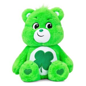 Care Bears Good Luck Bear 35cm Medium Collectable Cute Cuddly Plush Toy – Green