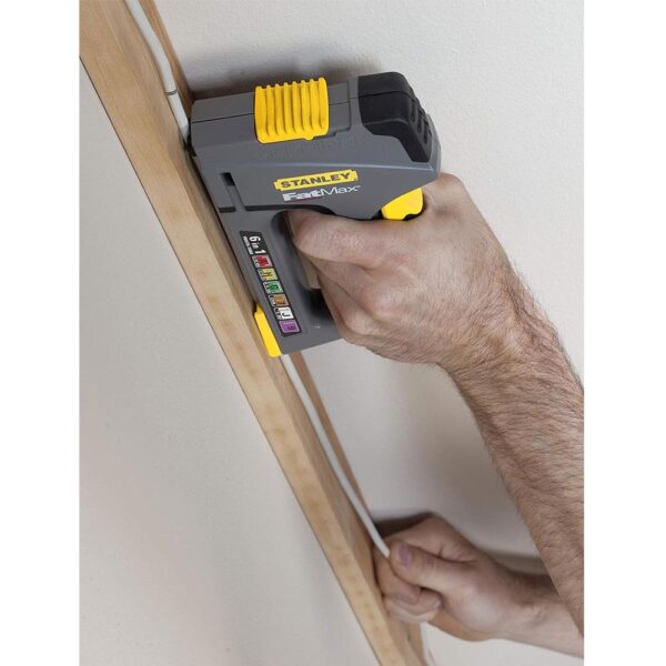 Stanley Fatmax 6-In-1 Multi-Purpose Plastic Staple And Brad Nail Gun - Multicolour - Image 2