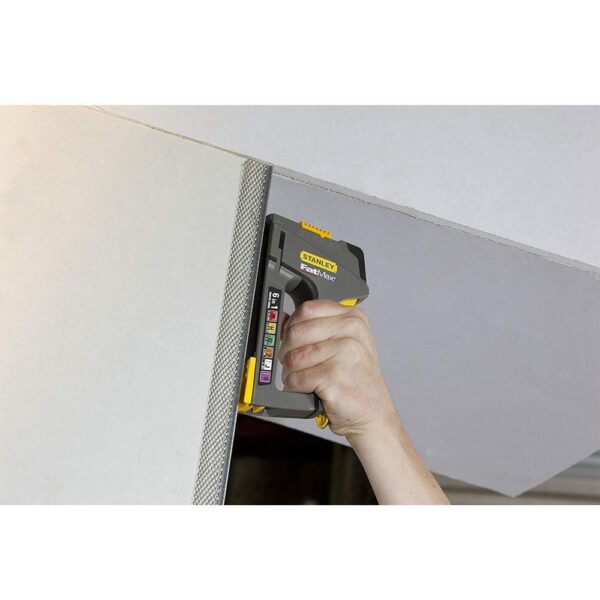 Stanley Fatmax 6-In-1 Multi-Purpose Plastic Staple And Brad Nail Gun - Multicolour - Image 3