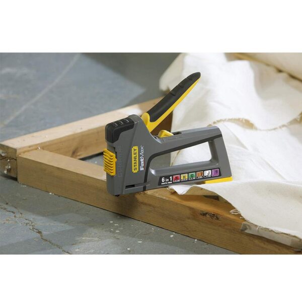 Stanley Fatmax 6-In-1 Multi-Purpose Plastic Staple And Brad Nail Gun - Multicolour - Image 6