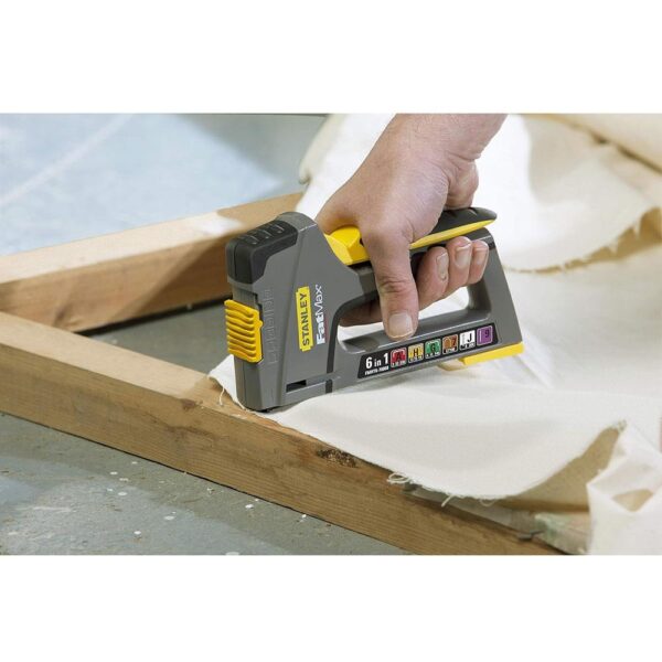 Stanley Fatmax 6-In-1 Multi-Purpose Plastic Staple And Brad Nail Gun - Multicolour - Image 7