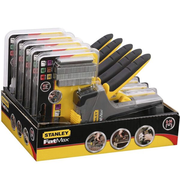 Stanley Fatmax 6-In-1 Multi-Purpose Plastic Staple And Brad Nail Gun - Multicolour - Image 14