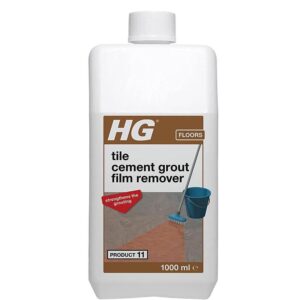 HG Tile Cement Grout Film Remover For All Types of Tiles And Flagstones – 1 Litre