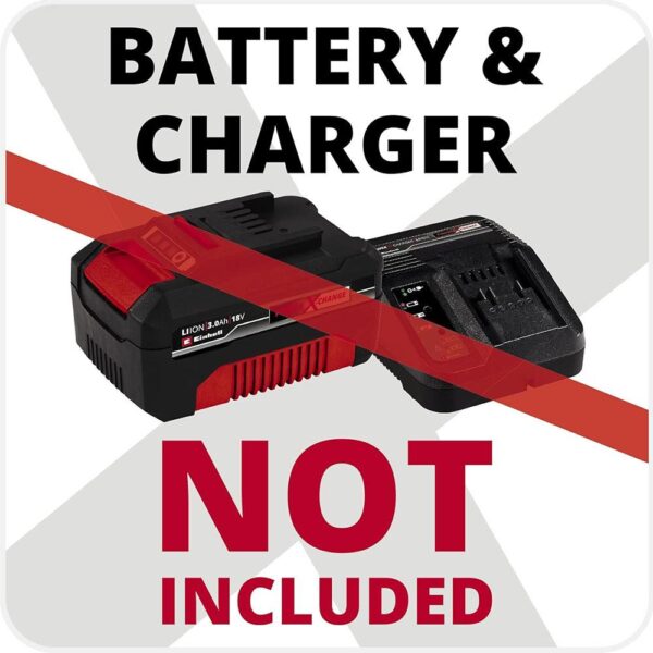Einhell TE-HA 18 Li - Solo Power X-Change 18V Cordless Hot Air Gun Bare Unit - Red/Black - Image 5