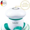 Beurer Mini Massager With LED Light Gentle Vibration Massage Small And Handy - Green - Image 2