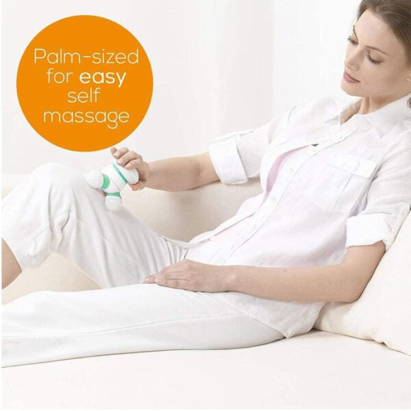 Beurer Mini Massager With LED Light Gentle Vibration Massage Small And Handy - Green - Image 4