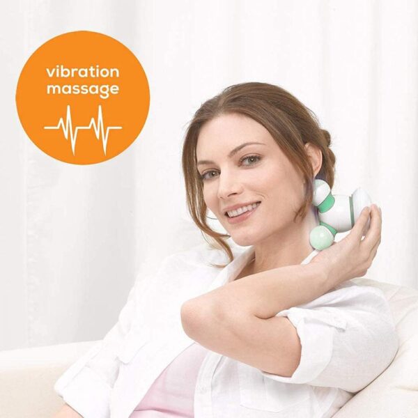 Beurer Mini Massager With LED Light Gentle Vibration Massage Small And Handy - Green - Image 5