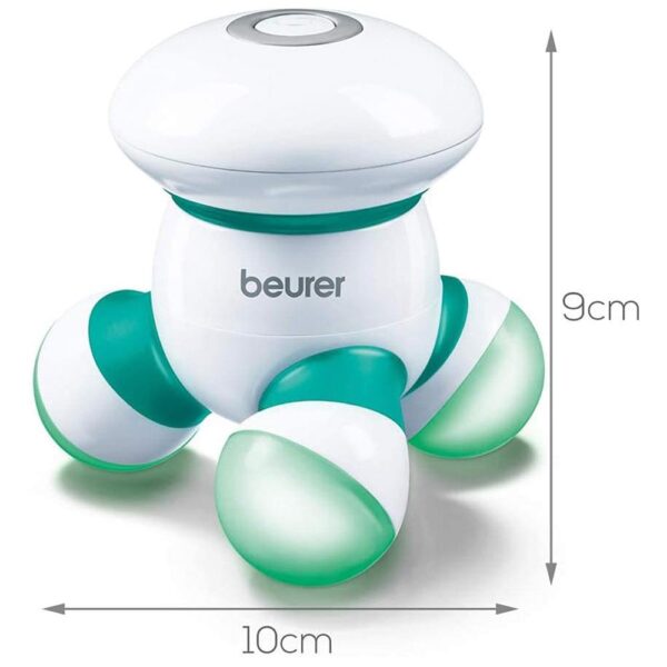 Beurer Mini Massager With LED Light Gentle Vibration Massage Small And Handy - Green - Image 7