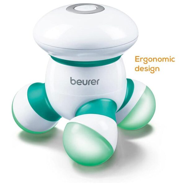Beurer Mini Massager With LED Light Gentle Vibration Massage Small And Handy - Green - Image 8