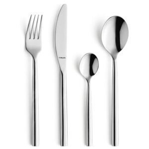 Amefa Modern Premium Carlton Cutlery Set of 16 4 People Serves – Silver