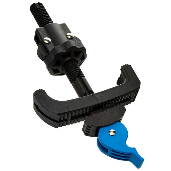 Silverline Workbench Clamps 2 Piece Set 18-38mm Holes of Any Workbench - Blue/Black - Image 3