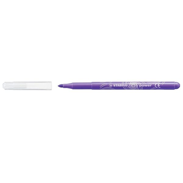 Stabilo Power Medium Fibre-Tip Pen Set of 12 - Assorted Colours - Image 3