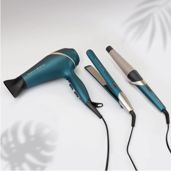 Remington Advanced Coconut Therapy Curling Wand 25-38mm Barrel With Anti-Slip Coating - Jade - Image 3