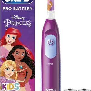 Oral-B Pro Battery Powered Kids Toothbrush Precision Clean Extra Soft Bristles – Disney Princess